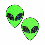 Pastease Glow In The Dark Glitter Alien Pasties