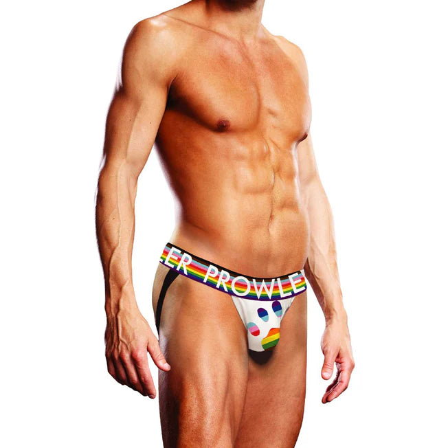 Rainbow Paw Print Jockstrap 