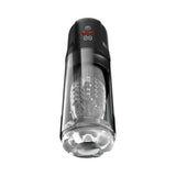 black auto stroker with clear sleeve so you can see yourself inside it while being used