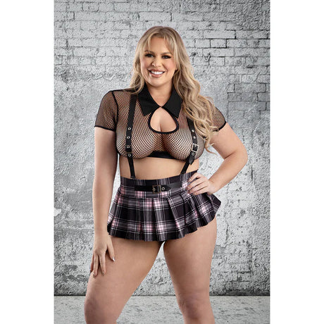 Skipping Class 4-Piece Sexy School Girl Costume