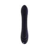 Playboy Aureus Black Rabbit Tickler Vibrator. USB Rechargeable Dual Stimulator Vibrator in Black. G-Spot tickler dual stimulator by Playboy