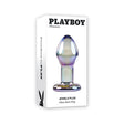 Playboy Jewels Glass Plug Iridescent