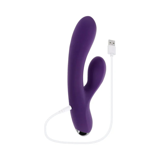 Playboy New Crush Rabbit Vibrator Purple Dual Stimulator