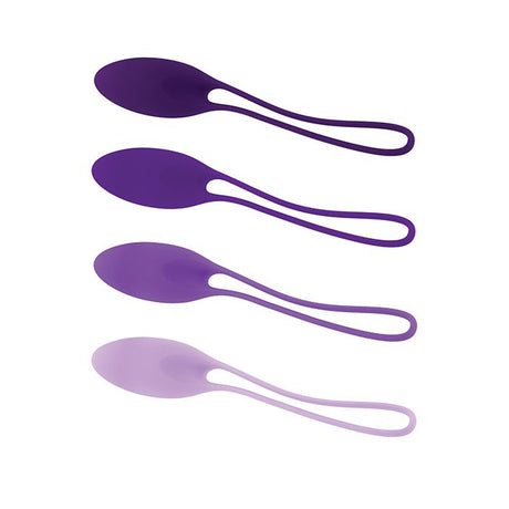 Playboy Put In Work Kegel Balls 4 piece Set in Purple