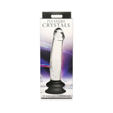 Pleasure Glass Dildo With Silicone Suction