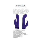 Plum Job Silicone Vibrating Dual Stimulator