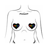 Pride Black Heart Pasties
