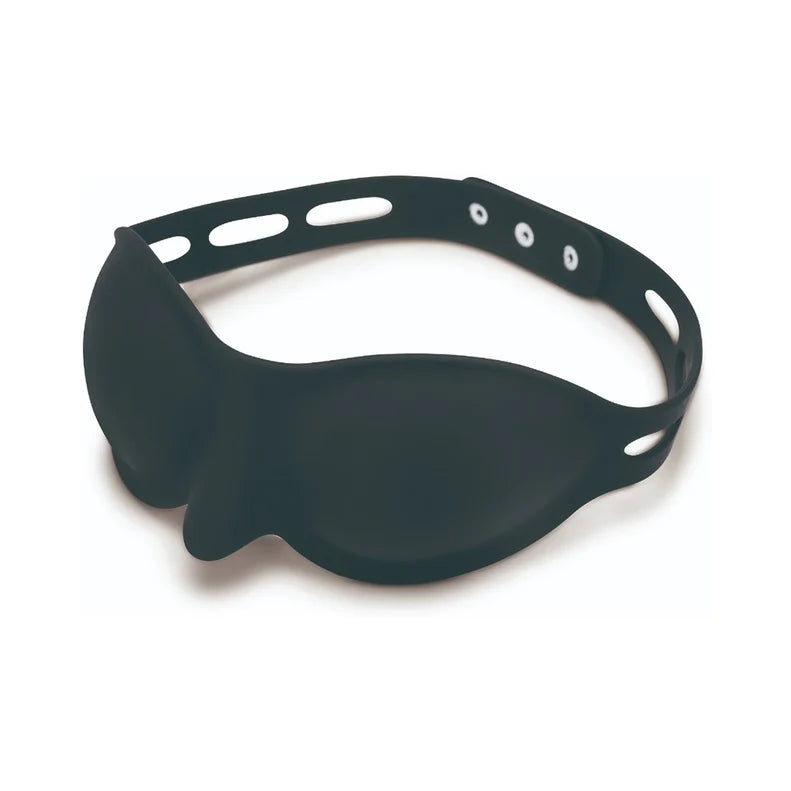 black silicone blindfold from prowler red