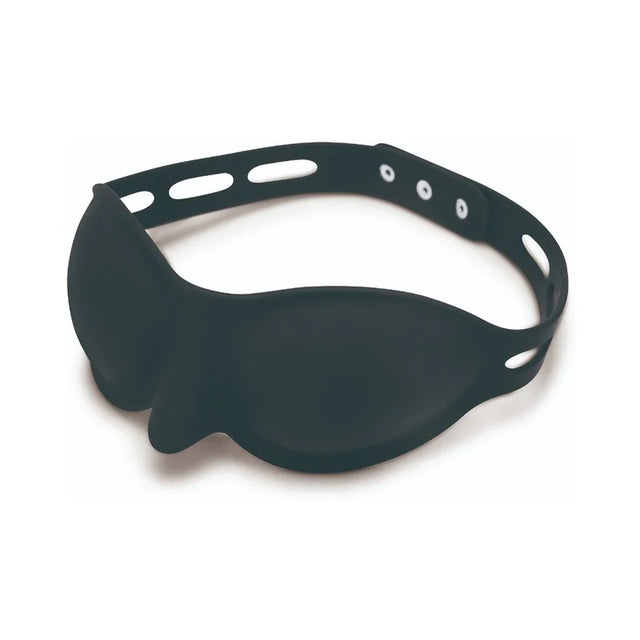 black silicone blindfold from prowler red