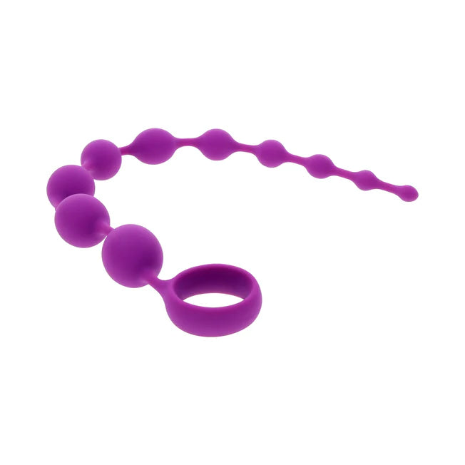 Purple Silicone Anal Beads