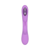 Purple Beaded Dual Stimulator Vibrator