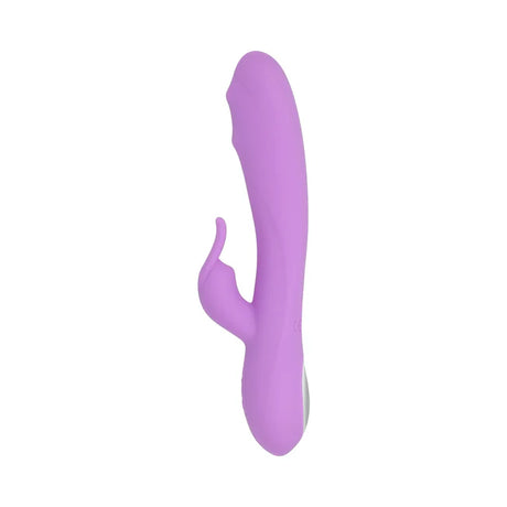 Purple Beaded Dual Stimulator Vibrator
