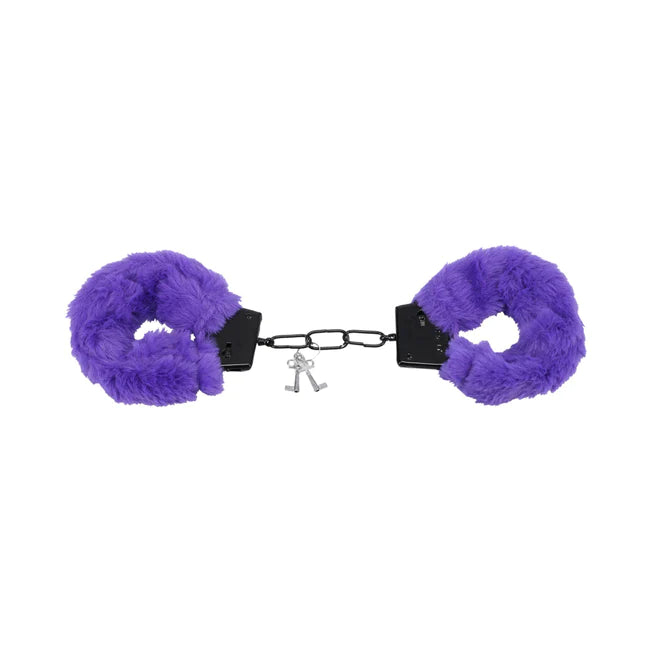Merci Purple Fluff Cuffs