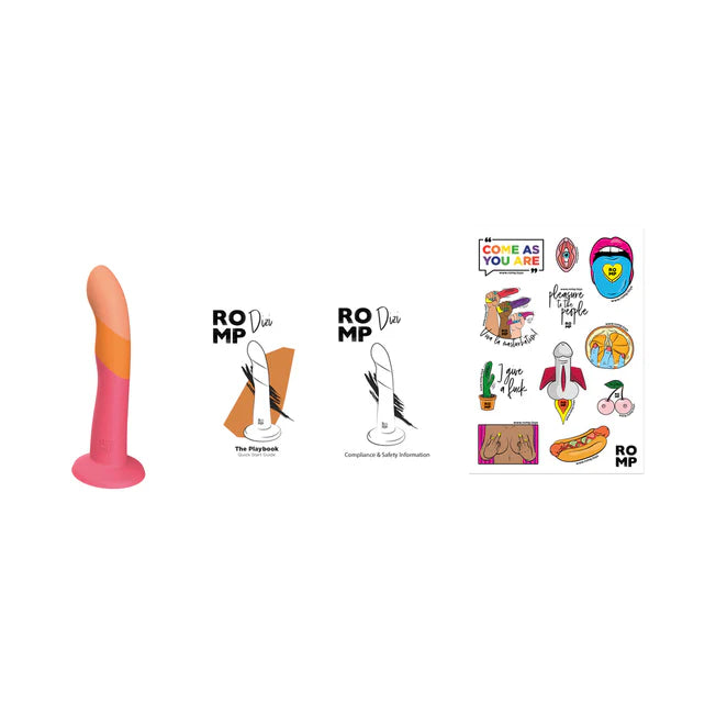 ROMP Dizi Curved 7 Inch Silicone Dildo