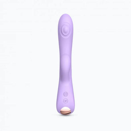 Bunny & Clyde Tapping Dual Stimulator Vibrator - Purple