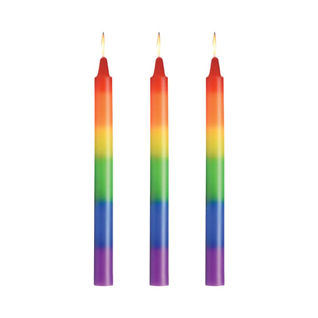  Pride Candles Rainbow Drip Candles