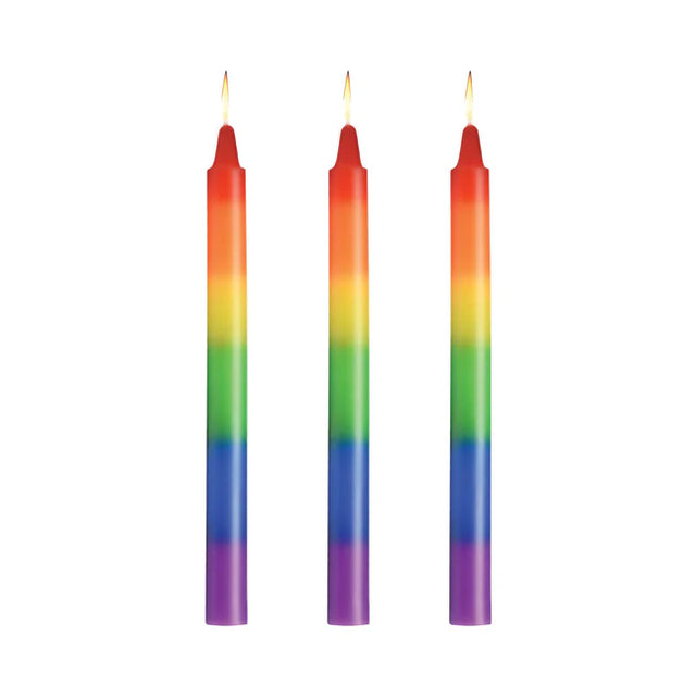  Pride Candles Rainbow Drip Candles