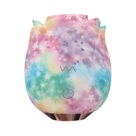 Rainbow Colored Ravishing Rose Tapping Stimulator