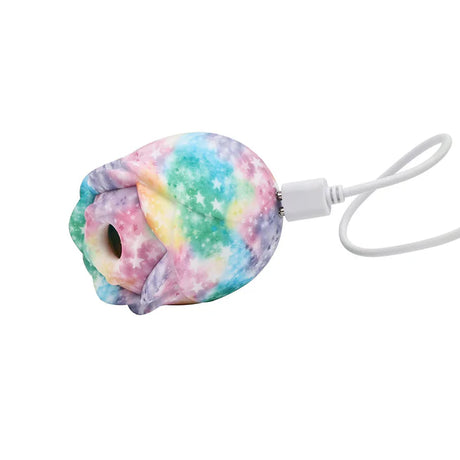 Rainbow Colored Ravishing Rose Tapping Stimulator