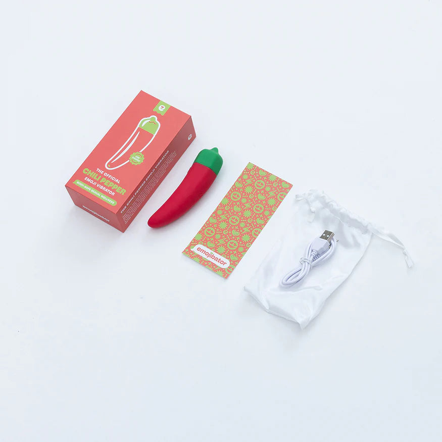 Emojibator Chili Pepper Emoji Vibrator