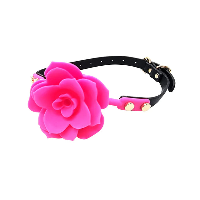 Ple'sur Breathable Flower Ball Gag - Pink