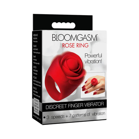 Red Rose Ring Finger Vibrator