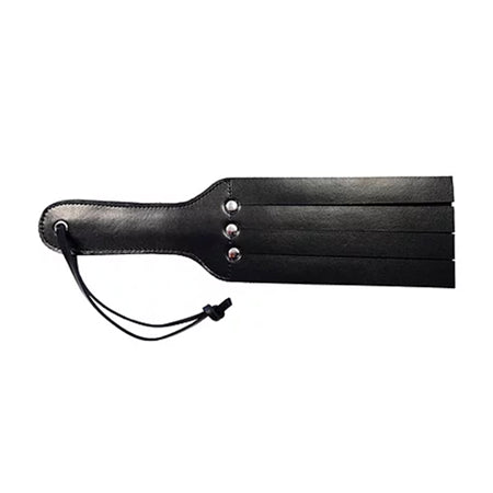 Rouge Black Leather 4 Strap Paddle
