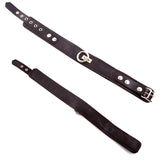 Rouge Black Leather Collar