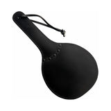 Black Leather Padded Ping Pong Paddle