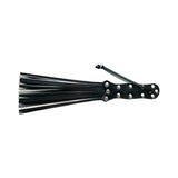 Rouge Leather Spiral Paddle In Black