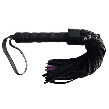 Rouge Leather Handled Suede Flogger - All Colors