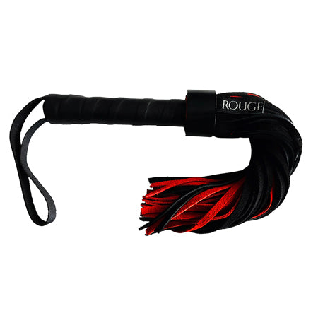 Rouge Leather Handled Suede Flogger - All Colors