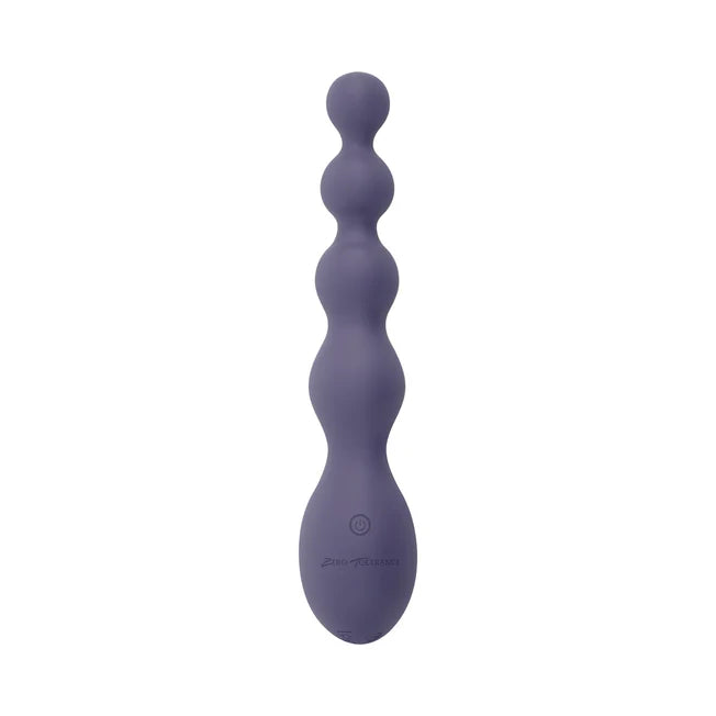 Rumpy Bumpy Beaded Anal Vibrator - Purple