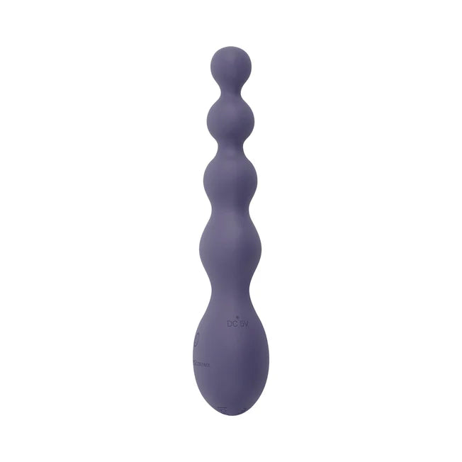 Rumpy Bumpy Beaded Anal Vibrator - Purple