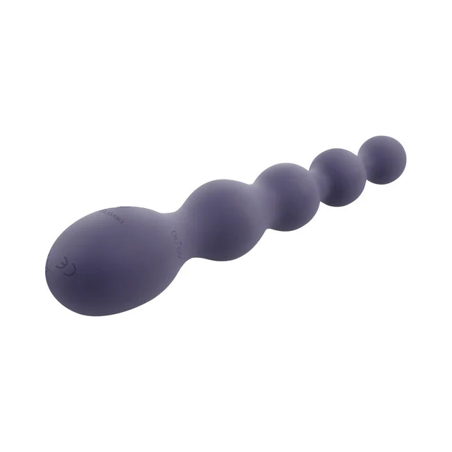 Rumpy Bumpy Beaded Anal Vibrator - Purple