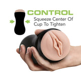 Soft + Wet Self-Lubricating Pussy Stroker With Pleasure Ridges