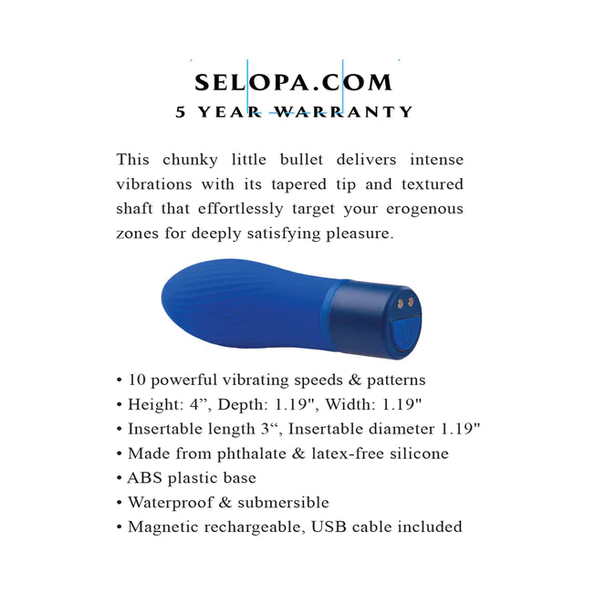 Selopa Cobolt Cutie Bullet Vibrator Tazzle Selopa Cobolt Cutie Bullet Vibrator Tazzle