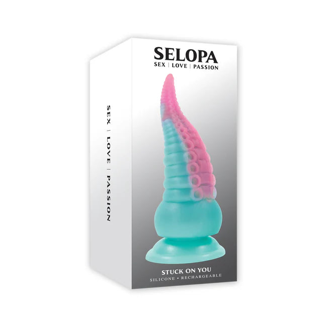 Stuck On You Vibrating Silicone Tentacle Dildo