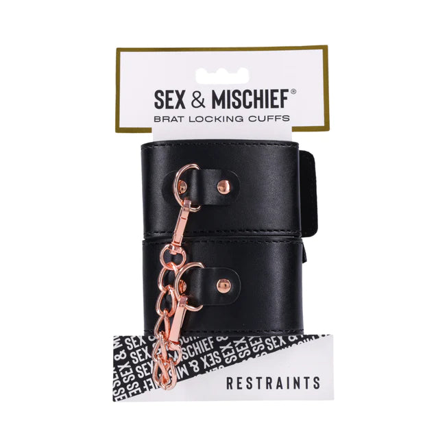 Sex & Mischief Brat Locking Cuffs