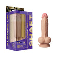 Shaft Model A Vibrating Silicone 7.5 inch Dildo Pine