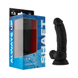 black curved silicone dildo