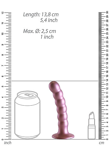 Ouch! Beaded Silicone 5 in. G-Spot Dildo - All Colors