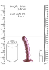 Ouch! Beaded Silicone 5 in. G-Spot Dildo - All Colors