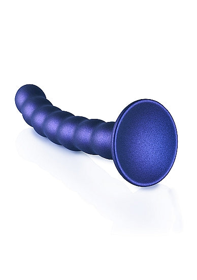 Ouch! Beaded Silicone 6.5 in. G-Spot Dildo - All Colors