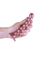 Ouch! Beaded Silicone 6.5 in. G-Spot Dildo - All Colors