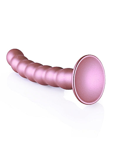 Ouch! Beaded Silicone 6.5 in. G-Spot Dildo - All Colors