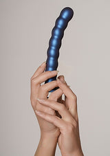 Ouch! Beaded Silicone 6.5 in. G-Spot Dildo - All Colors