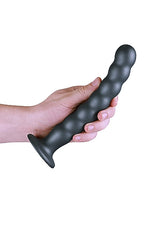 Ouch! Beaded Silicone 8 in. G-Spot Dildo - All Colors