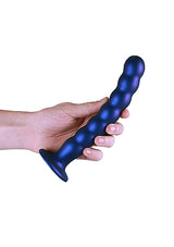 Ouch! Beaded Silicone 8 in. G-Spot Dildo - All Colors