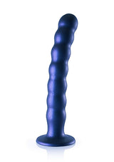 Ouch! Beaded Silicone 8 in. G-Spot Dildo - All Colors